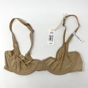 NEW Aerie Smoothez Beige Tan Full Coverage Unlined Underwire Bra 32B